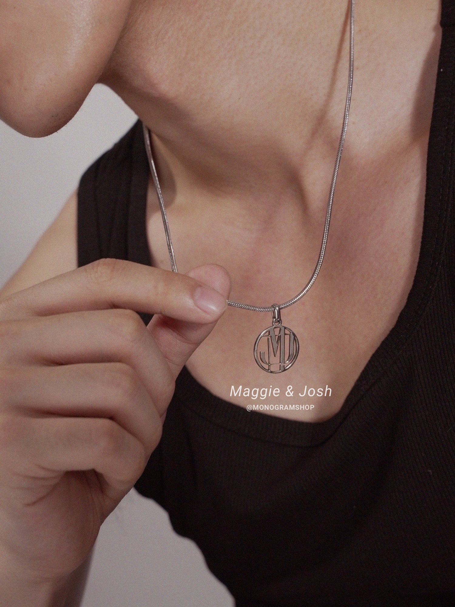 Entwine Initial Necklace