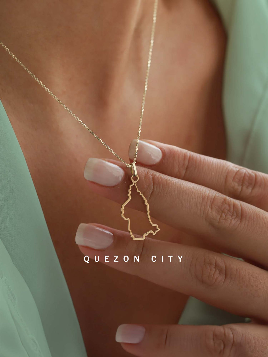 18k Gold Hometown Necklace