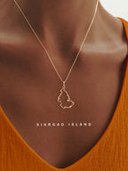 18k Gold Hometown Necklace