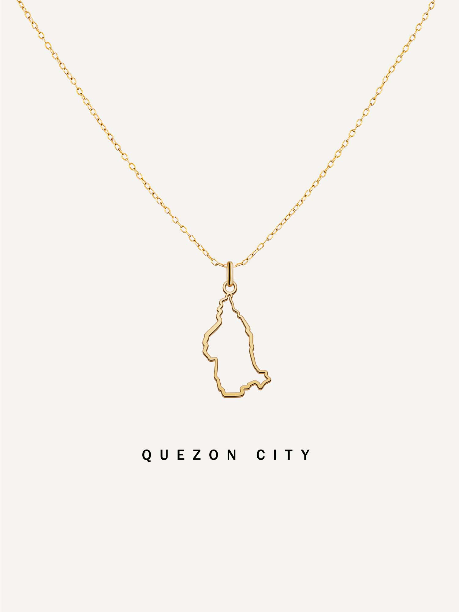 18k Gold Hometown Necklace