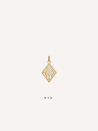 18k Gold Triad Pendant