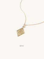 18k Gold Triad Necklace