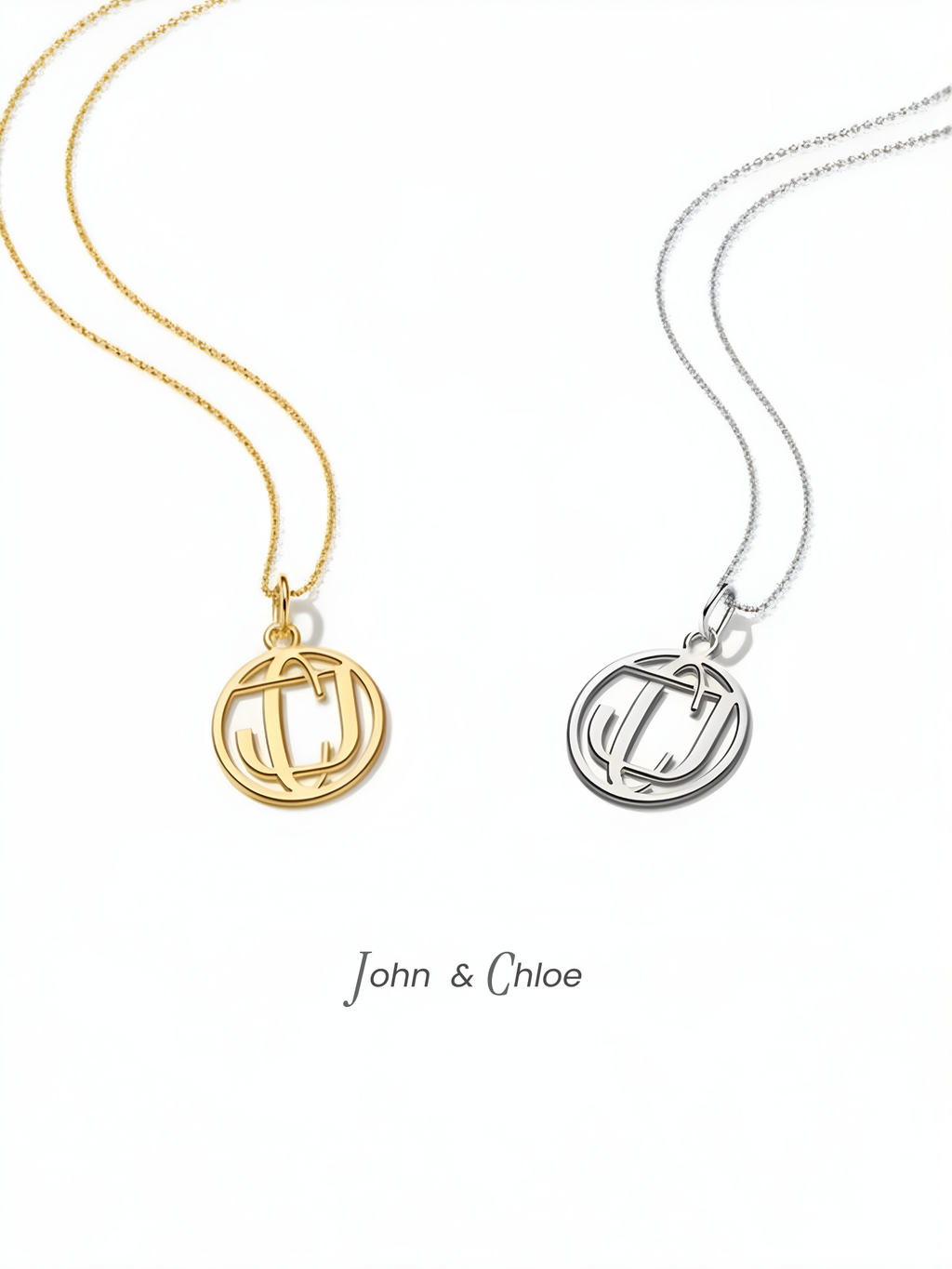 Entwine Initial Necklace