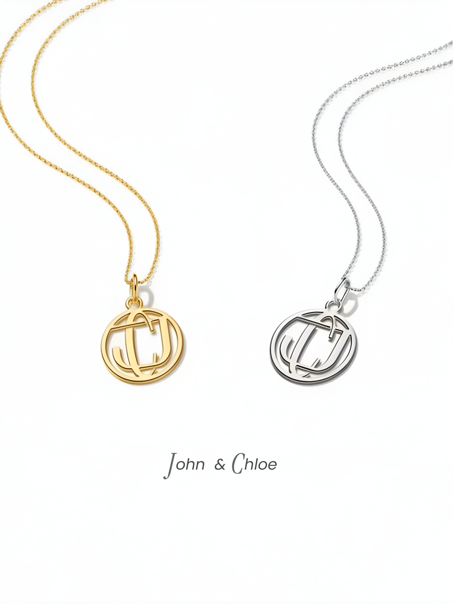 Entwine Initial Necklace