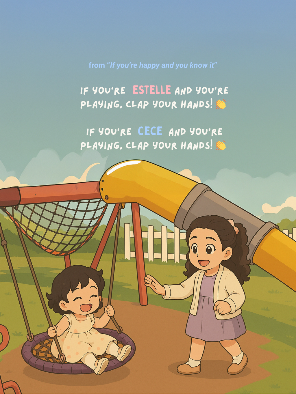 5 Nursery Song (Personalized)