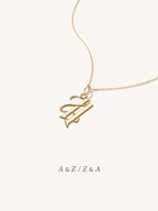 Initials Monogram Necklace