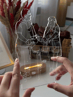 Extra Personalized Glass for Vector Lamp (Glass Only)