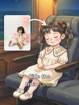Baby’s Rainbow Train