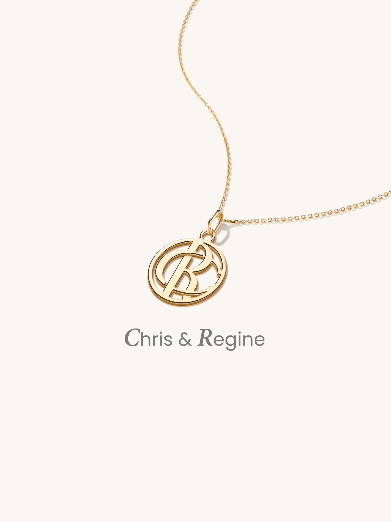 Entwine Initial Necklace