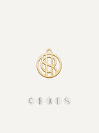 18k Gold Monogram Pendant