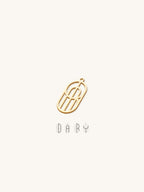 18k Gold Monogram Pendant