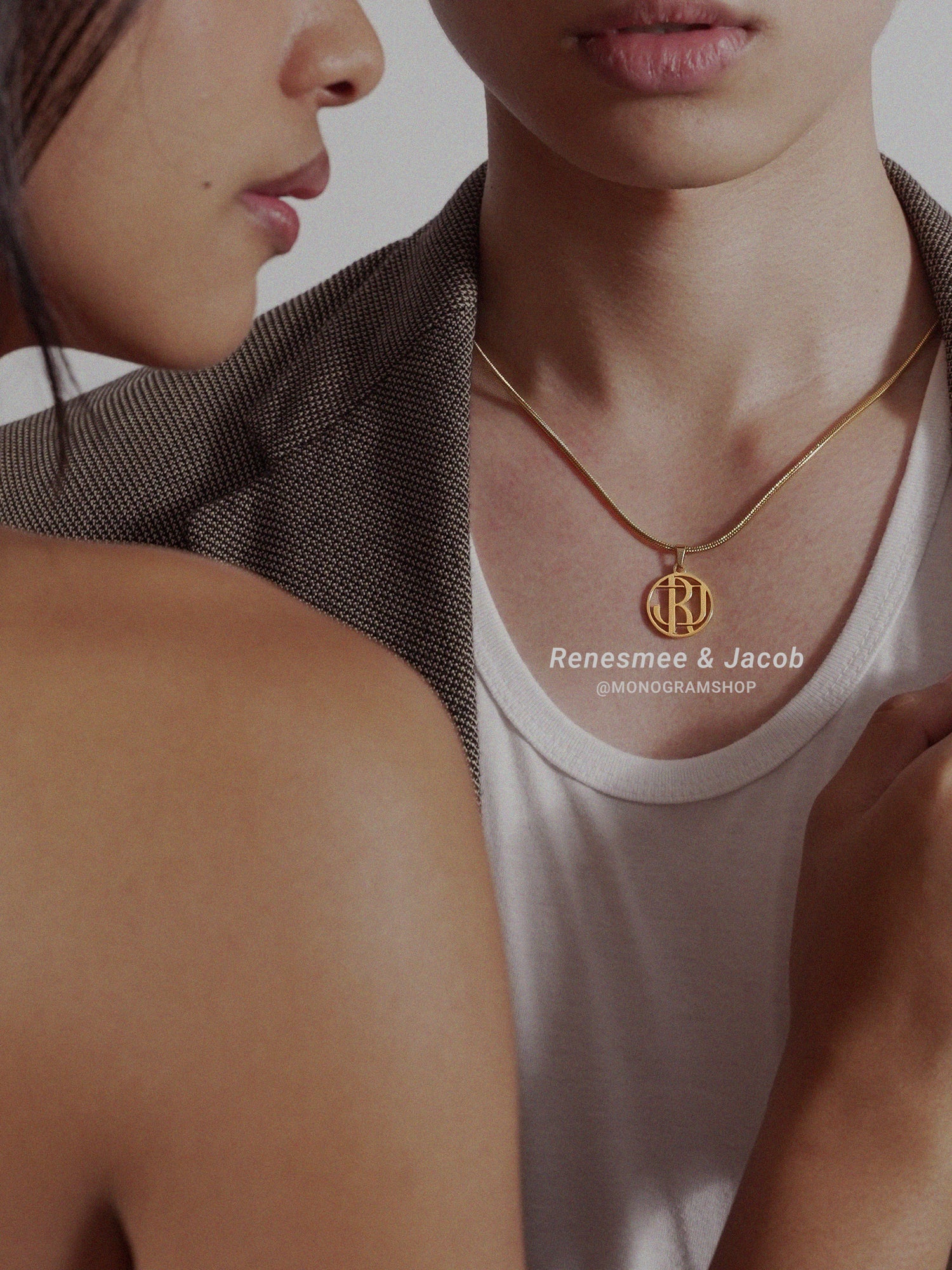 Entwine Initial Necklace