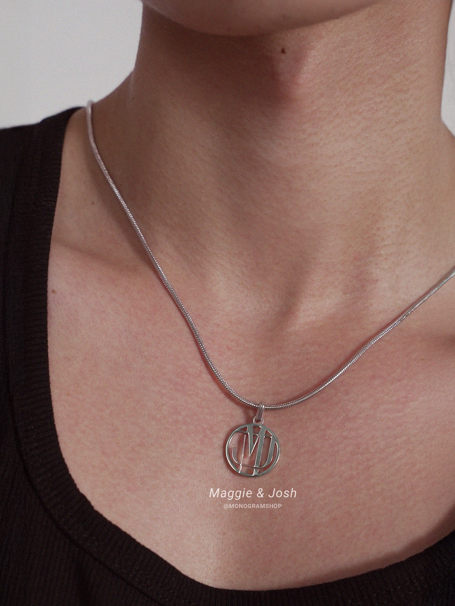 Entwine Initial Necklace