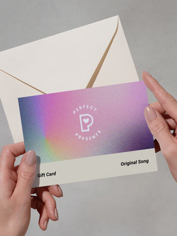 Personalized Song Gift Card