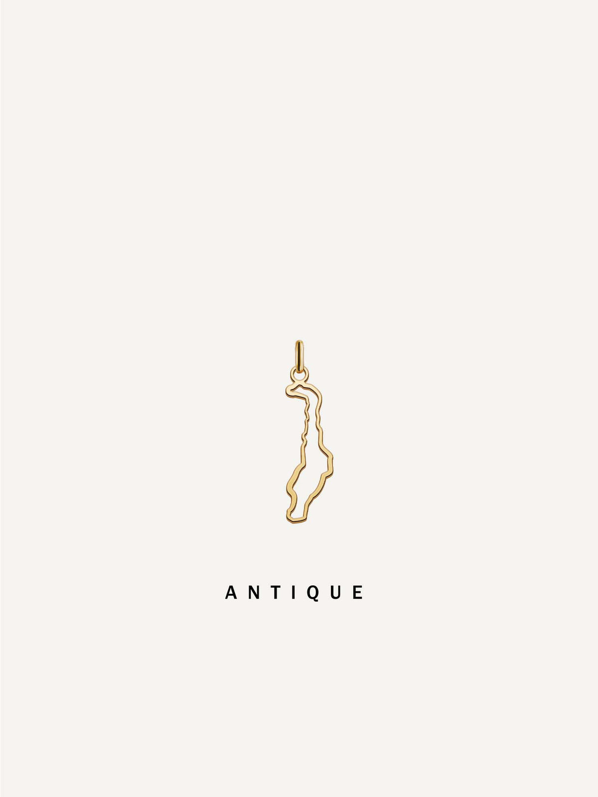 18k Gold Hometown Pendant