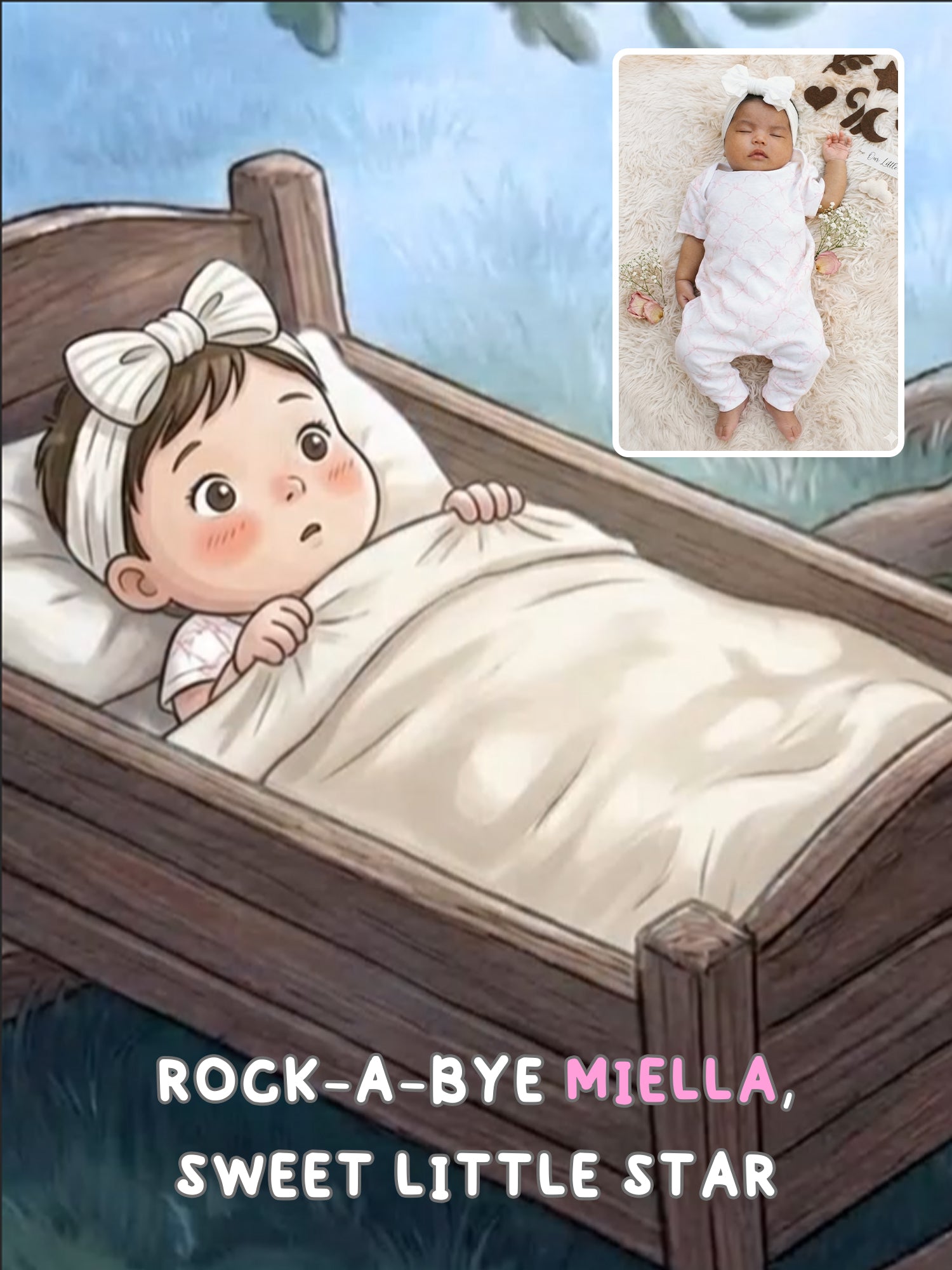 Rock-a-bye Baby - Personalized Lullaby Song Animation