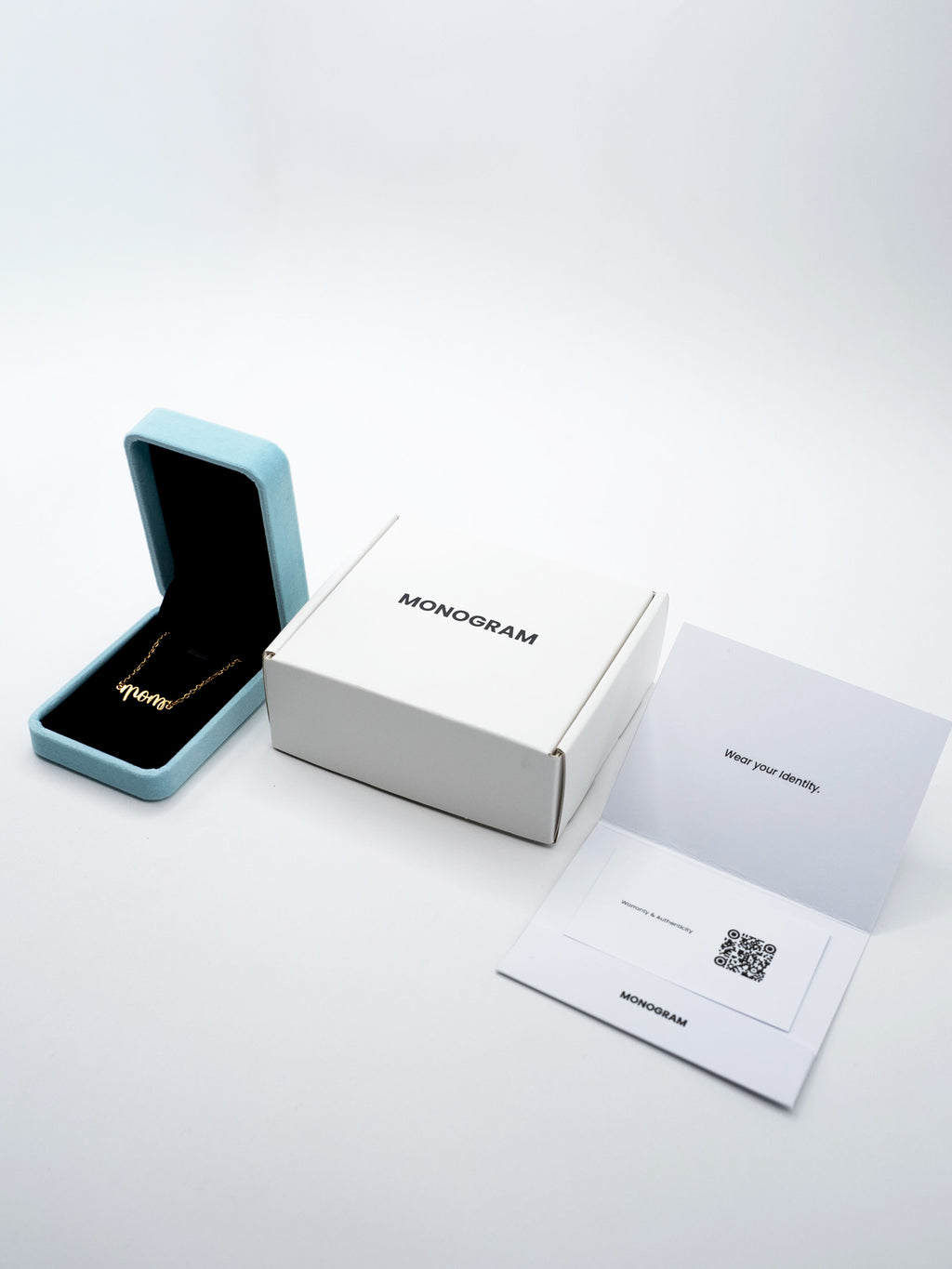 Love Mom Ambigram Necklace