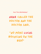 5 Nursery Song (Personalized)