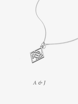 Entwine Bond: Two Initials Necklace