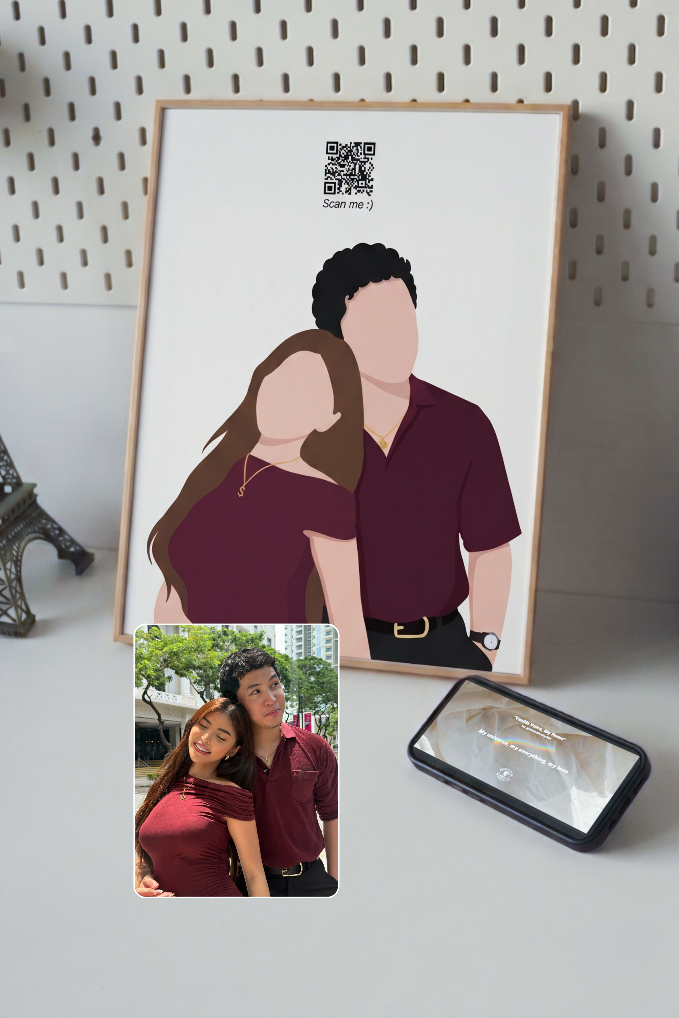 Original Song + Vector Art Portrait Frame Bundle