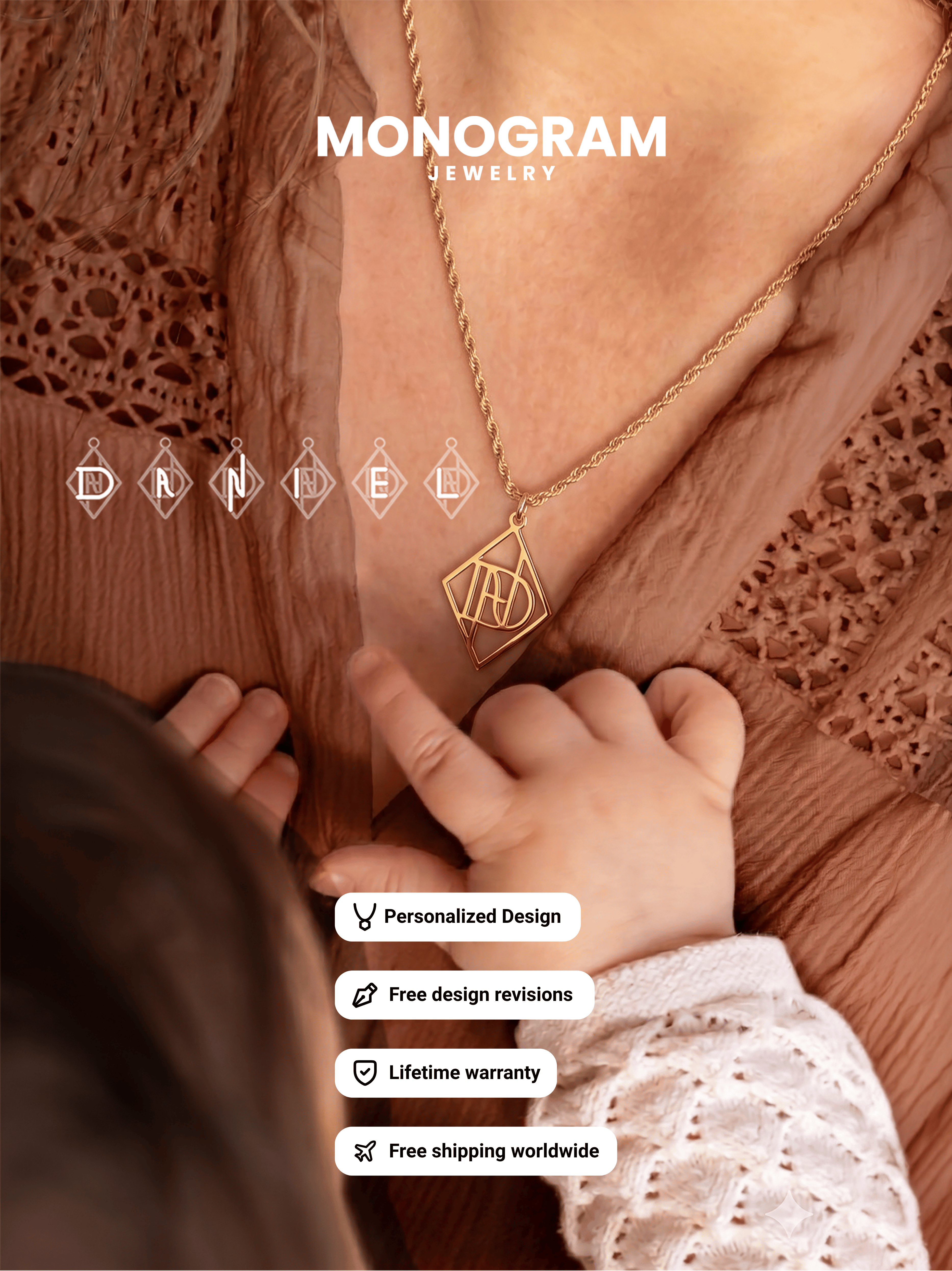 Monogram Necklace