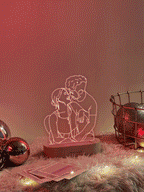 Multicolored Vector Lamp