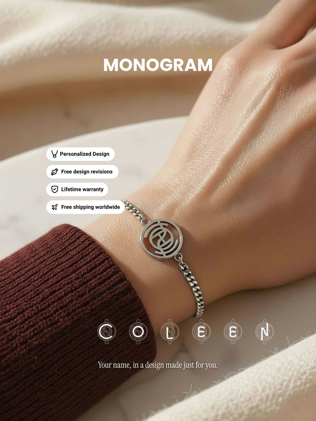Monogram Bracelet