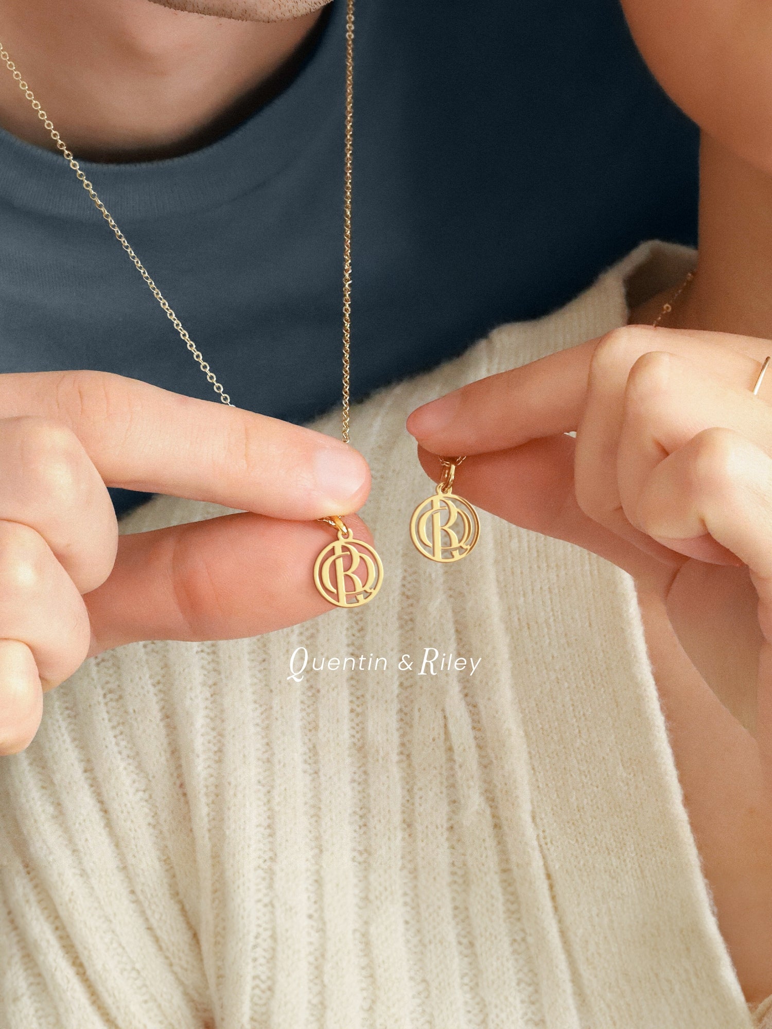 Entwine Initial Necklace