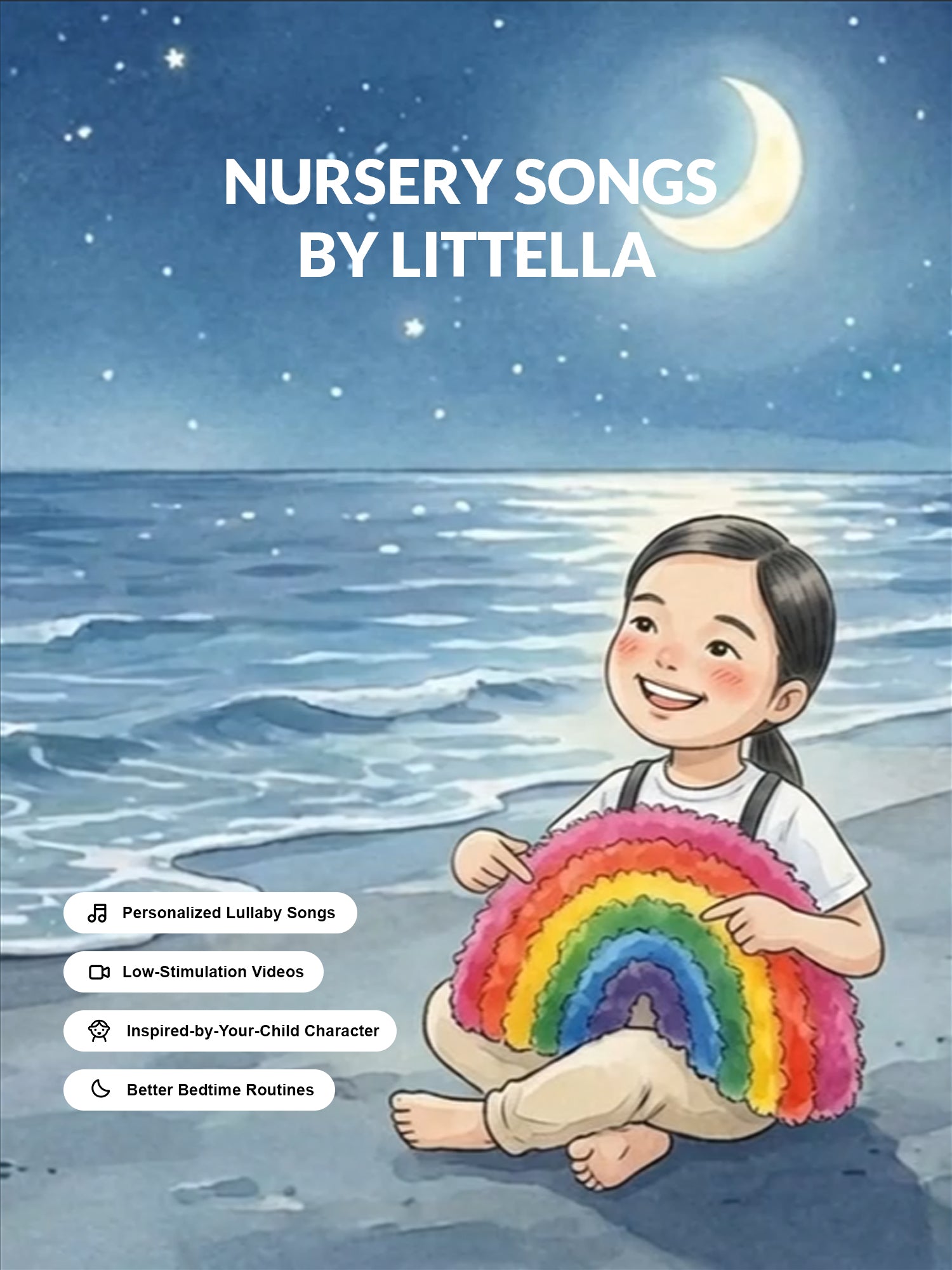 Brahm's Lullaby - Personalized Lullaby Song Animation