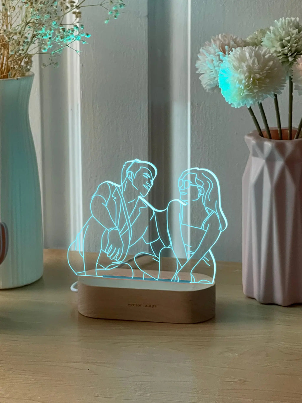 Multicolored Vector Lamp