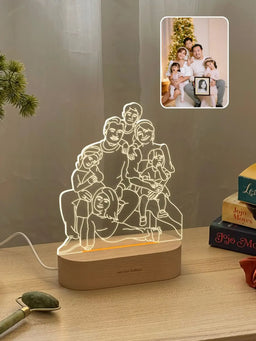 Oval Vector Lamp QR