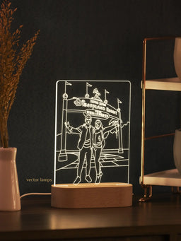 Oval Vector Lamp QR