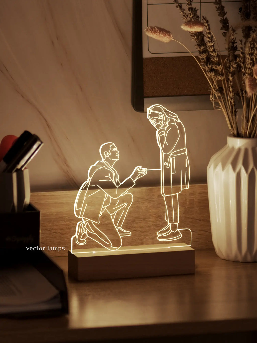 Rectangle Vector Lamp