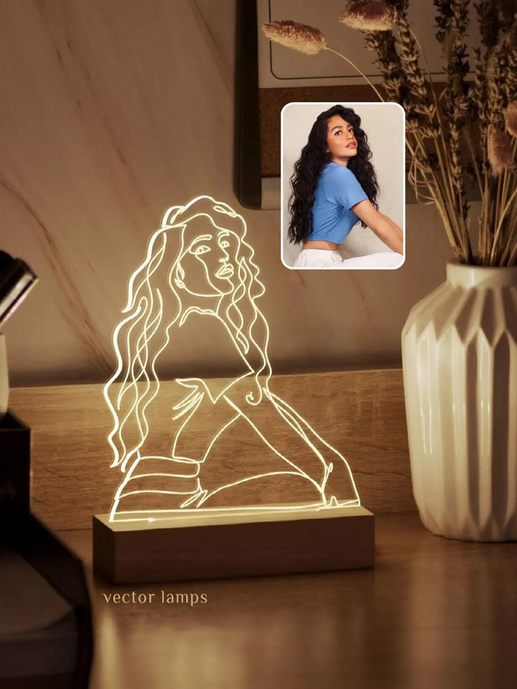 Rectangle Vector Lamp