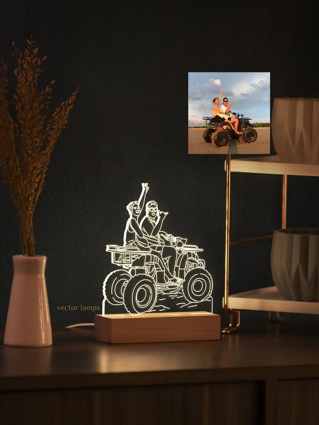 Rectangle Vector Lamp