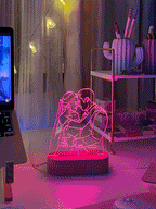 Multicolored Vector Lamp