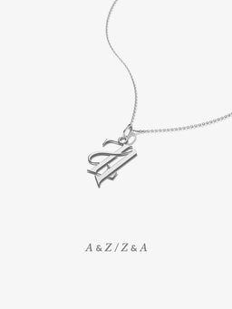 Entwine Signature: Two Initials Necklace