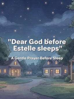 Dear God Before Baby Sleeps